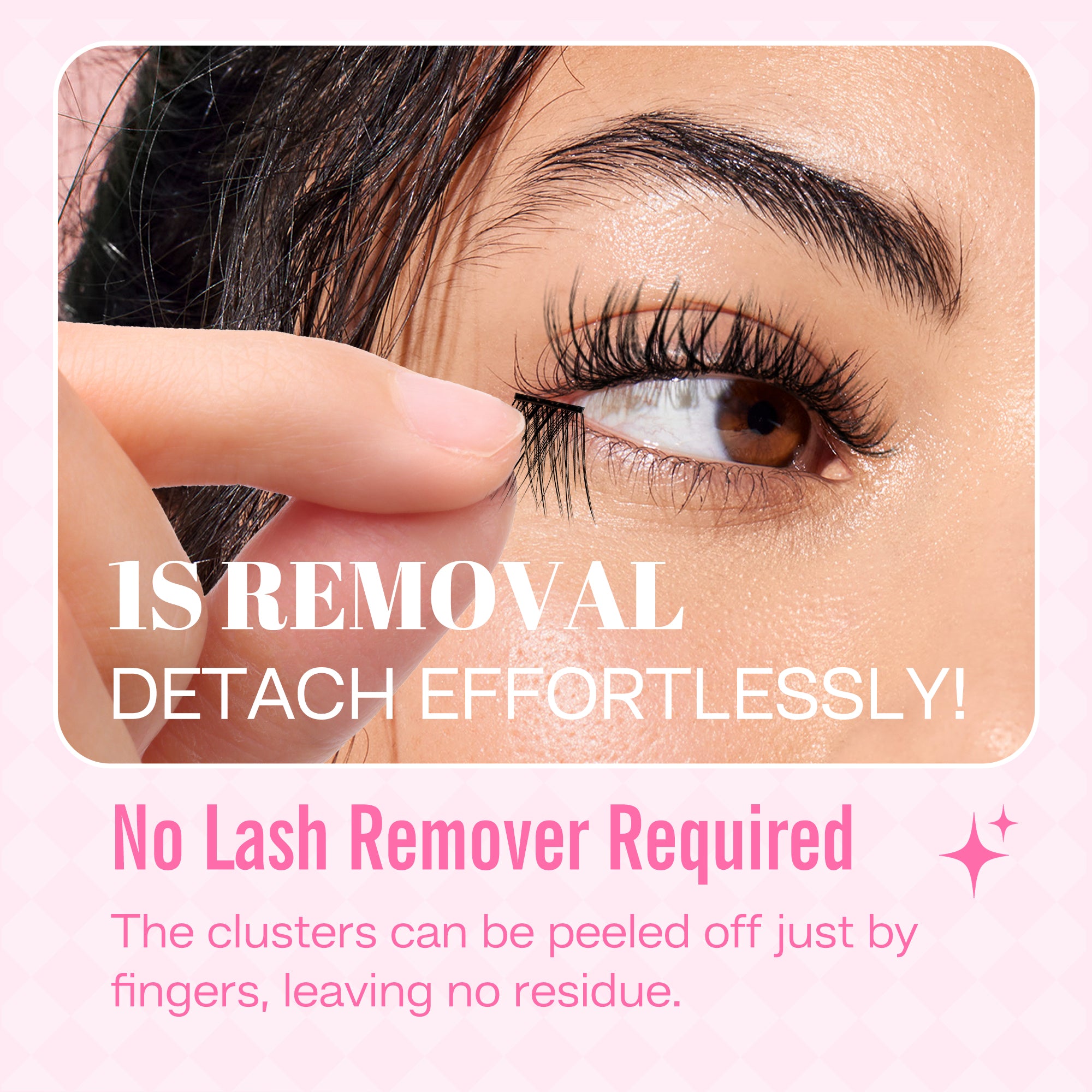 DIY Self-adhesive Cluster Lash Bundles(Big Deal)