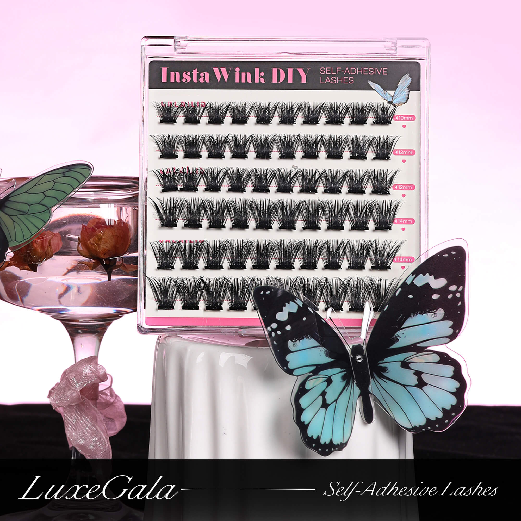 LuxeGala Self-adhesive Cluster Lashes