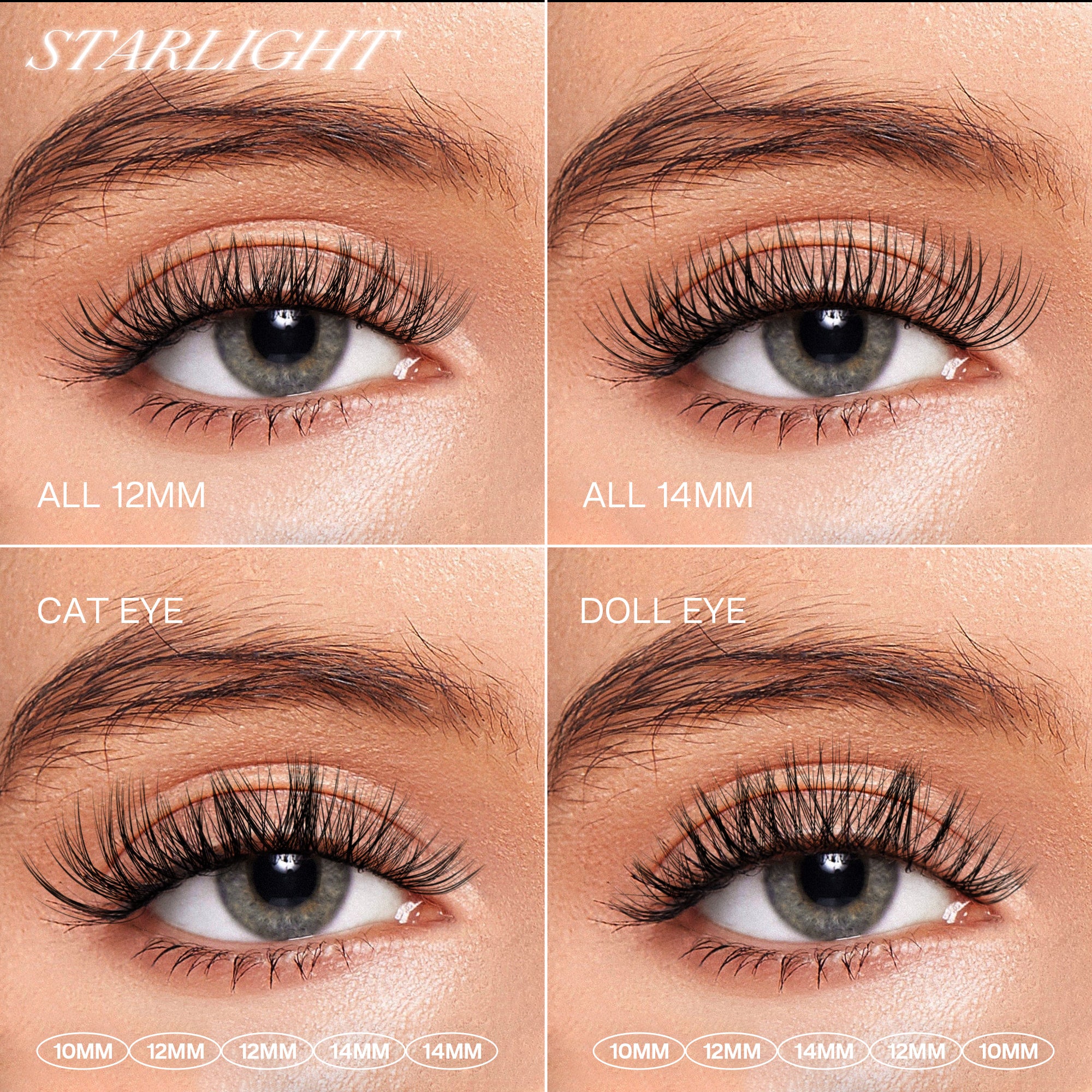 STARLIGHT Self-adhesive Cluster Lashes