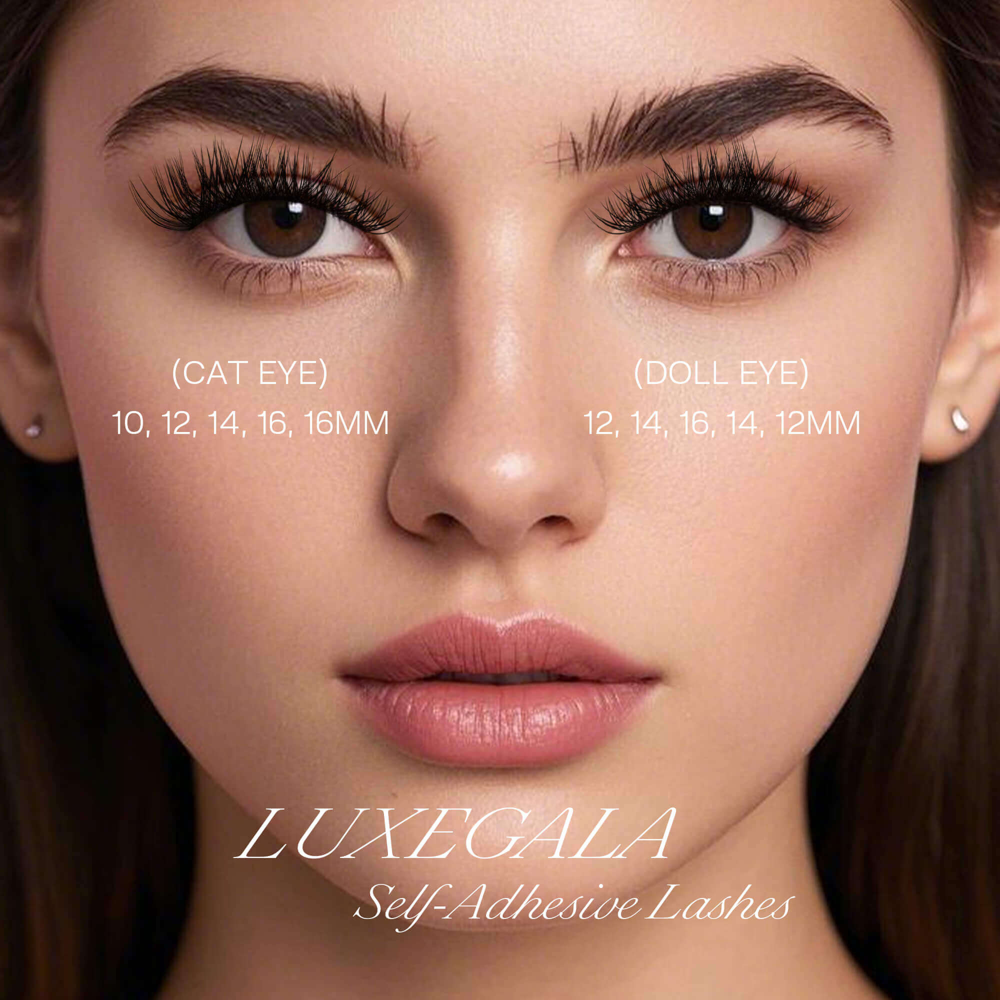 LuxeGala Self-adhesive Cluster Lashes