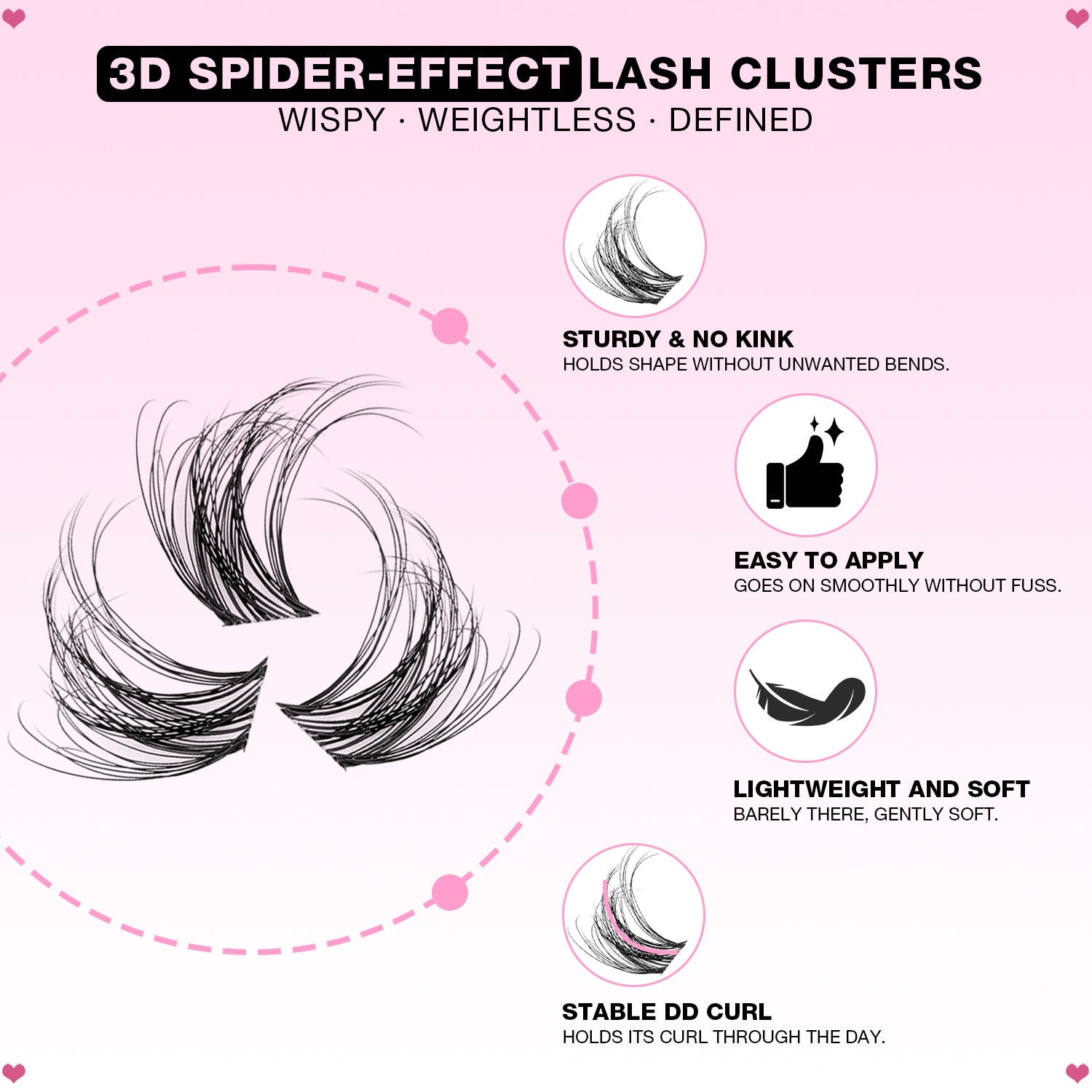 SPIDER SILK Lash Cluster Kit